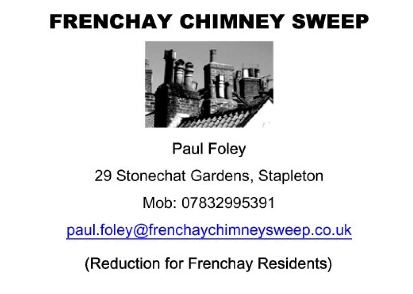Frenchay Chimney Sweep